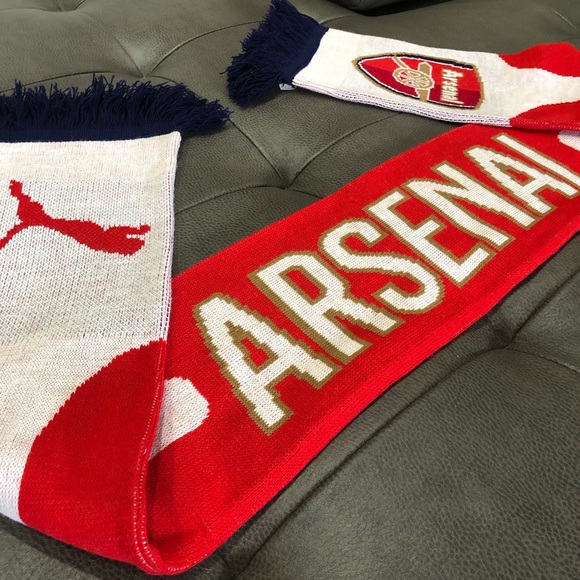Puma Arsenal Fan Football Soccer Scarf - Picture 6 of 7